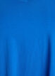 Solid-coloured basic cotton T-shirt, Blue, Packshot image number 2
