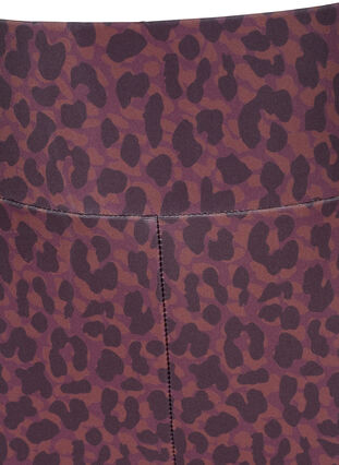 Cropped gym legging with leopard print, Deca Leo, Packshot image number 2
