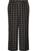 Checked wide-leg trousers, Black, Packshot image number 0