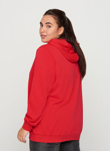 Sweatshirt with hood and pockets, Lollipop, Model image number 1