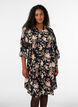Long shirt in linen and viscose, Black, Model image number 0