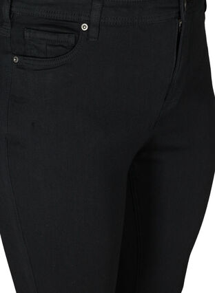High-waisted bootcut Ellen jeans, Black, Packshot image number 2