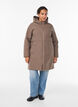 Winter jacket with adjustable waist, Brown, Model image number 1