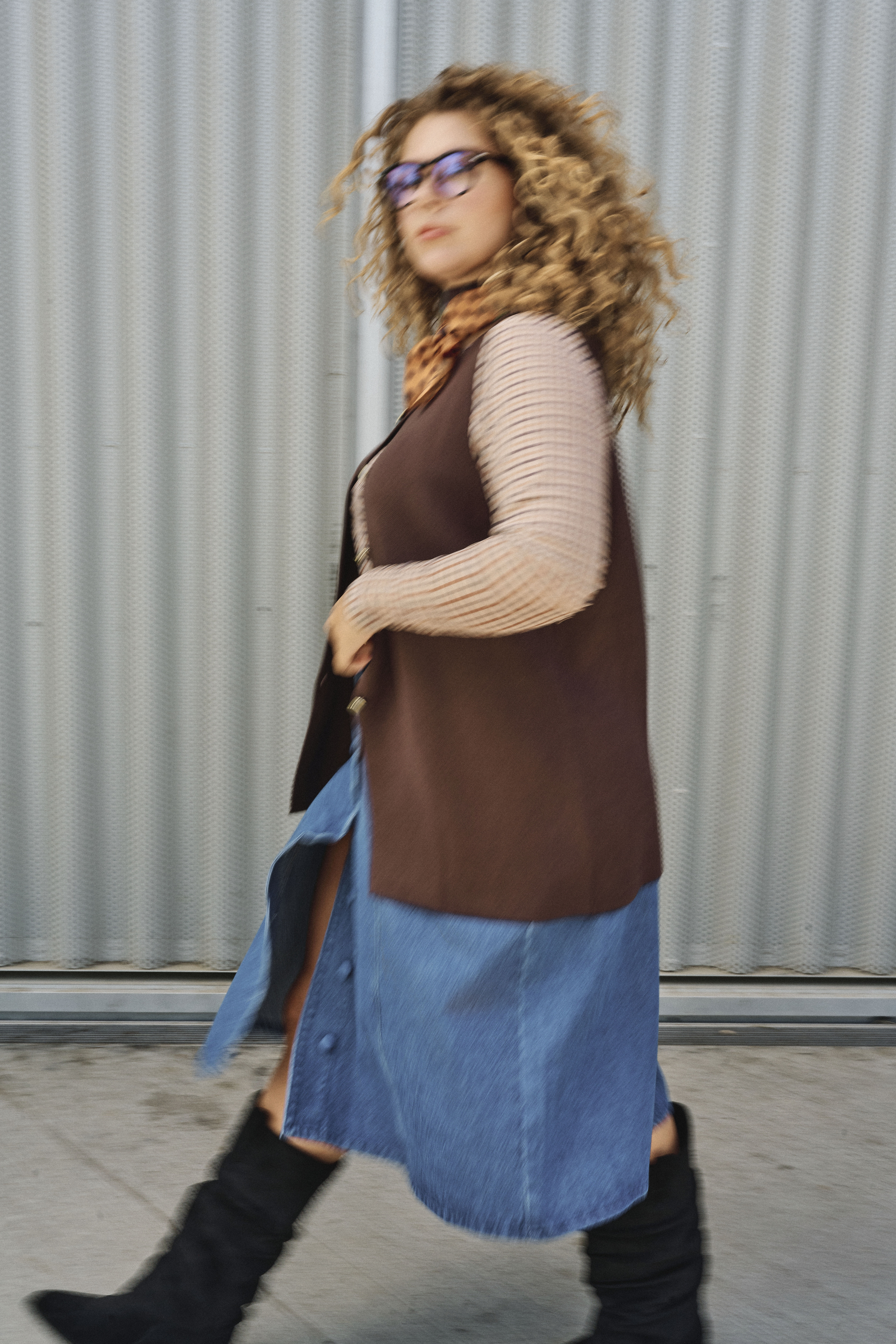 ZizzifashionRetro chic in earthy tones, , Model