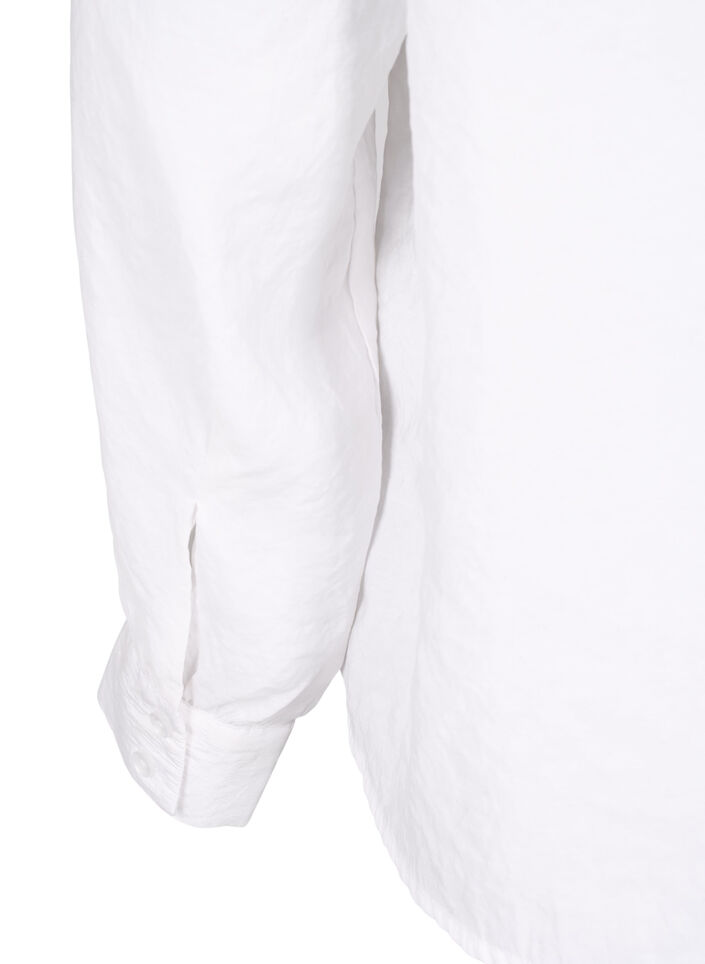 Long-sleeved shirt in TENCEL™ Modal, Bright White, Packshot image number 4