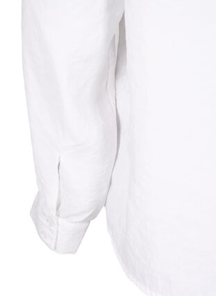 Long-sleeved shirt in TENCEL™ Modal, Bright White, Packshot image number 4