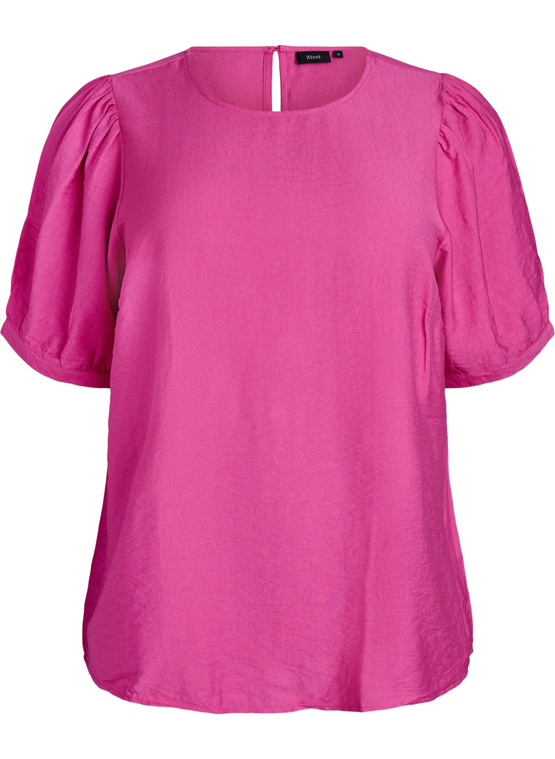 Viscose blouse with 1/2 sleeves