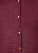 Cotton shirt blouse with a v-neck, Red, Packshot image number 2