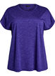 Loose workout t-shirt with short sleeves, Purple, Packshot image number 0