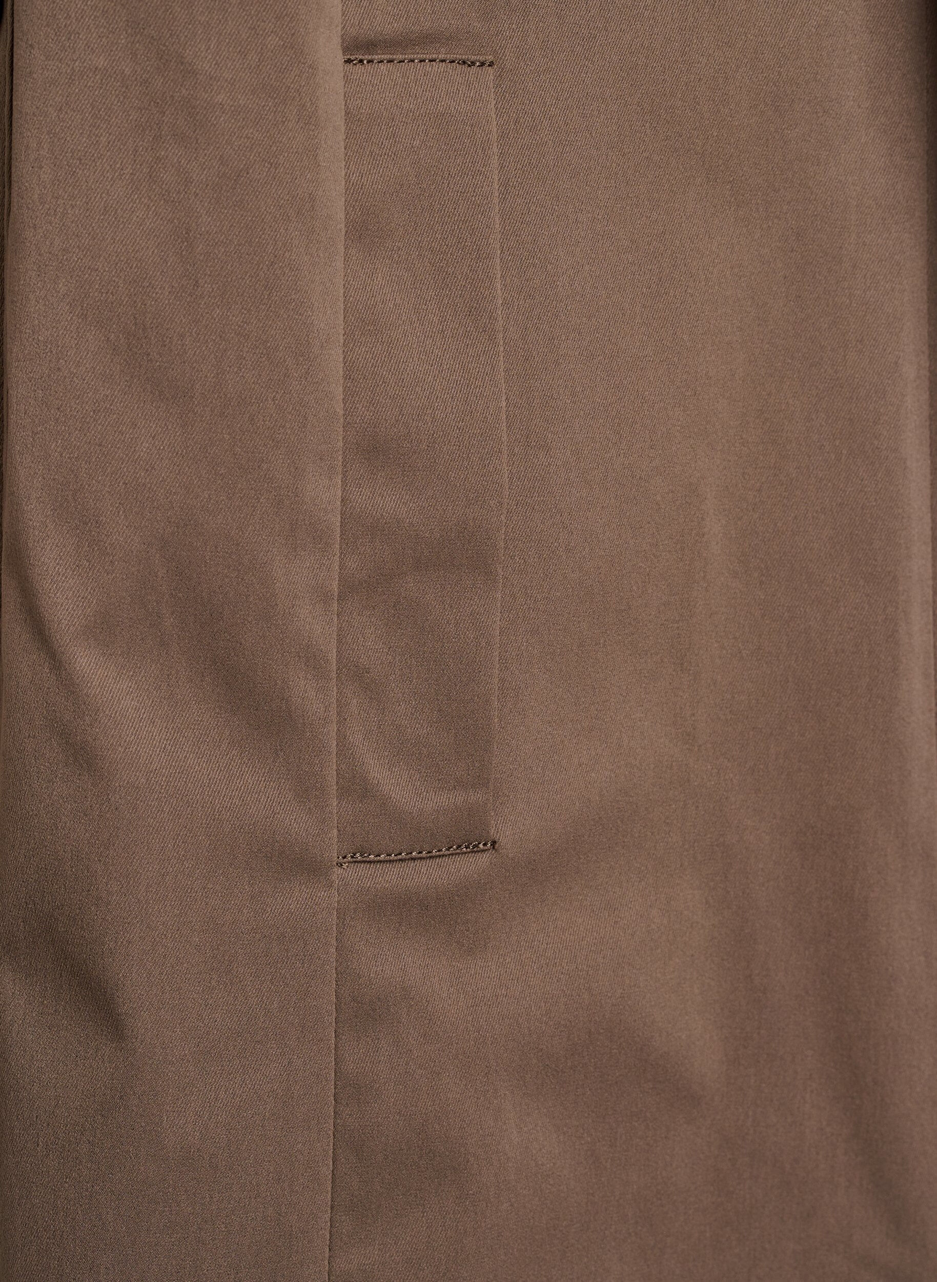 Zizzifashion Water-repellent A-line spring jacket, Brown, Packshot image number 3