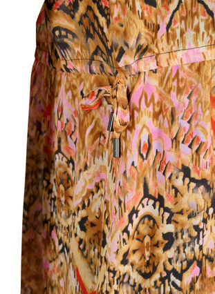 Short dress with v-neck and print, Colorful Ethnic, Packshot image number 3