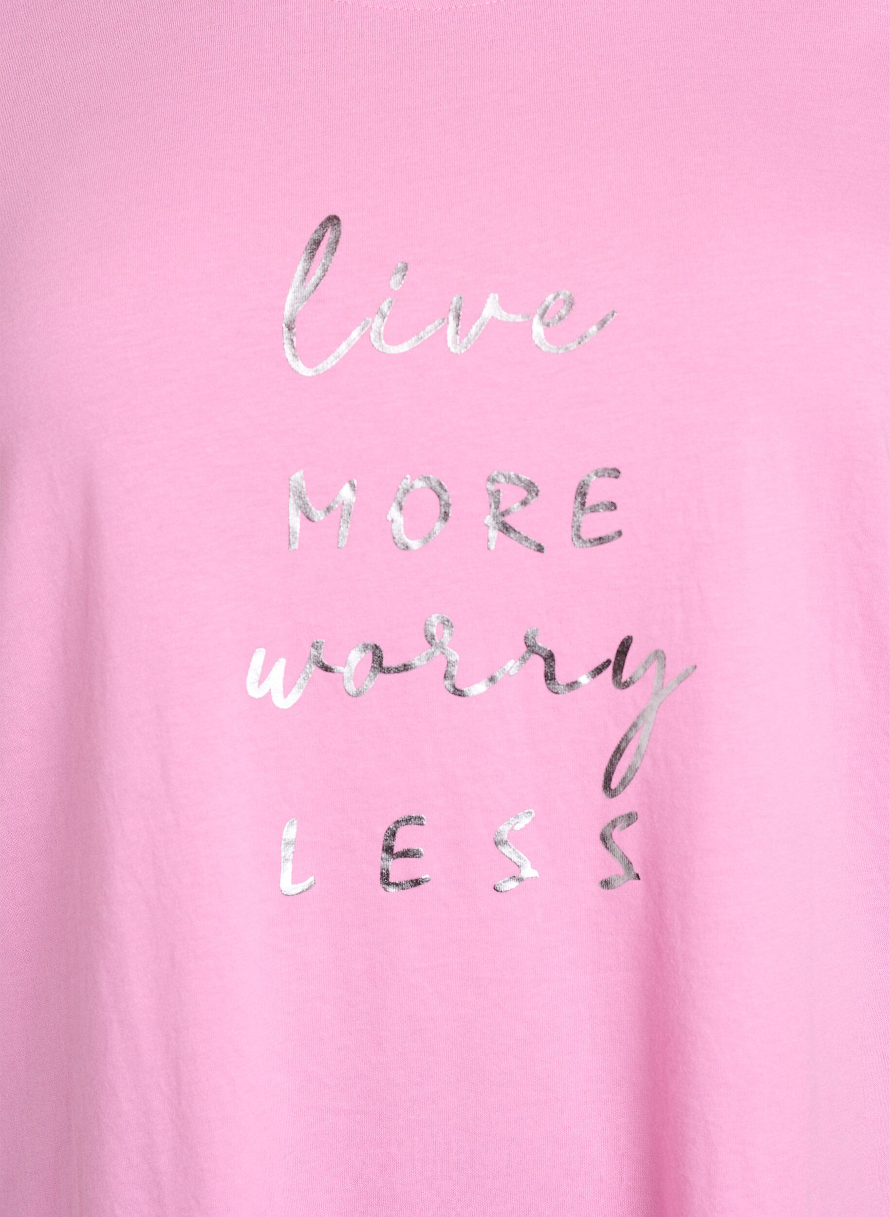 Zizzifashion FLASH - T-shirt with motif, Pink, Packshot image number 2