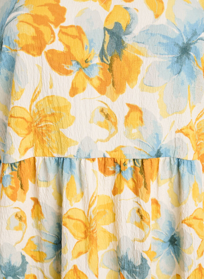 Short A-line dress, Yellow, Packshot image number 2