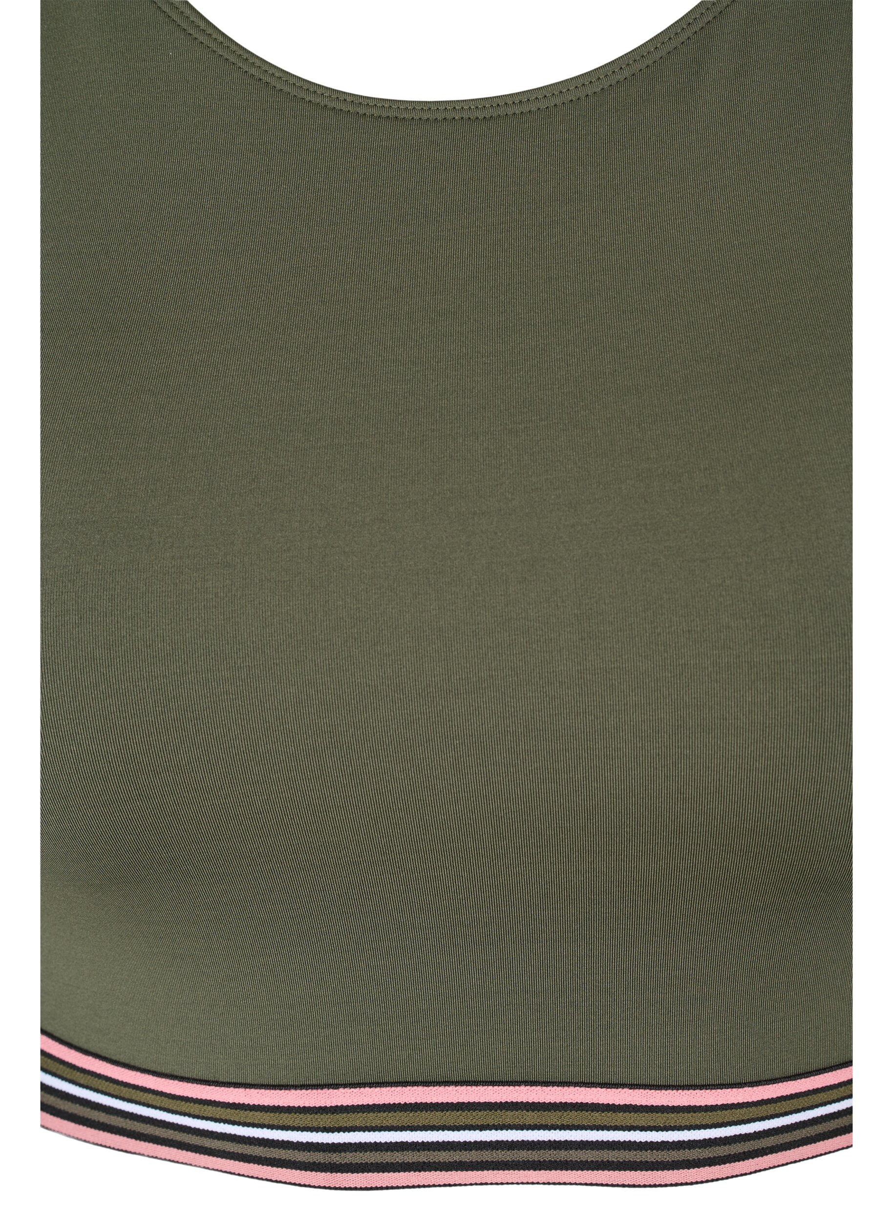 Zizzifashion Soft bra with adjustable straps, Green, Packshot image number 2