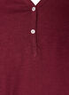 Long-sleeved t-shirt with V-neck and buttons, Red, Packshot image number 2