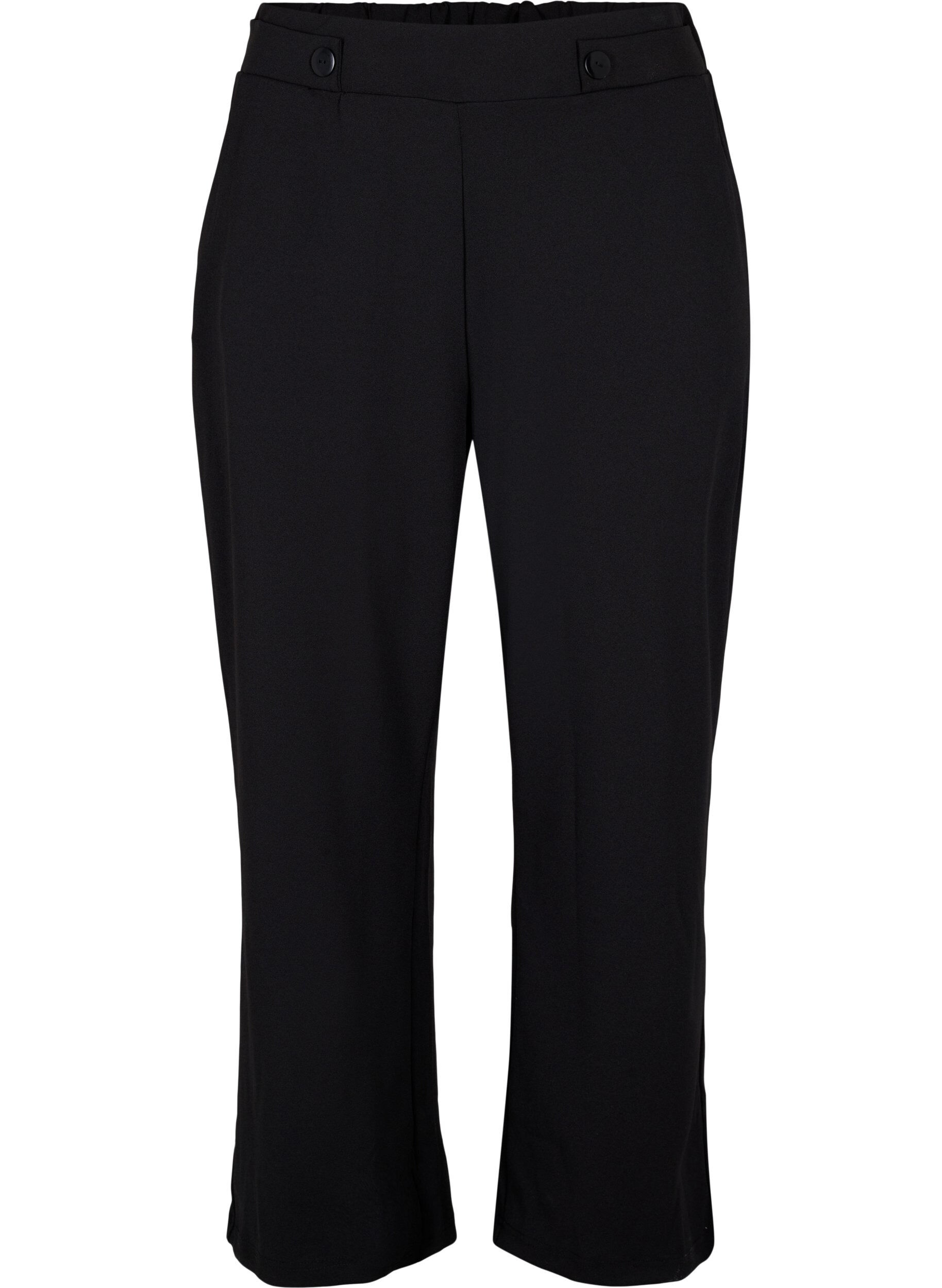ZizzifashionLoose trousers with pockets, Black, Packshot image number 0