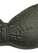 Bikini top with textured mesh and removable padding, Green, Packshot image number 2