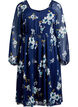 Chiffon party dress with long sleeves, Blue, Packshot image number 0