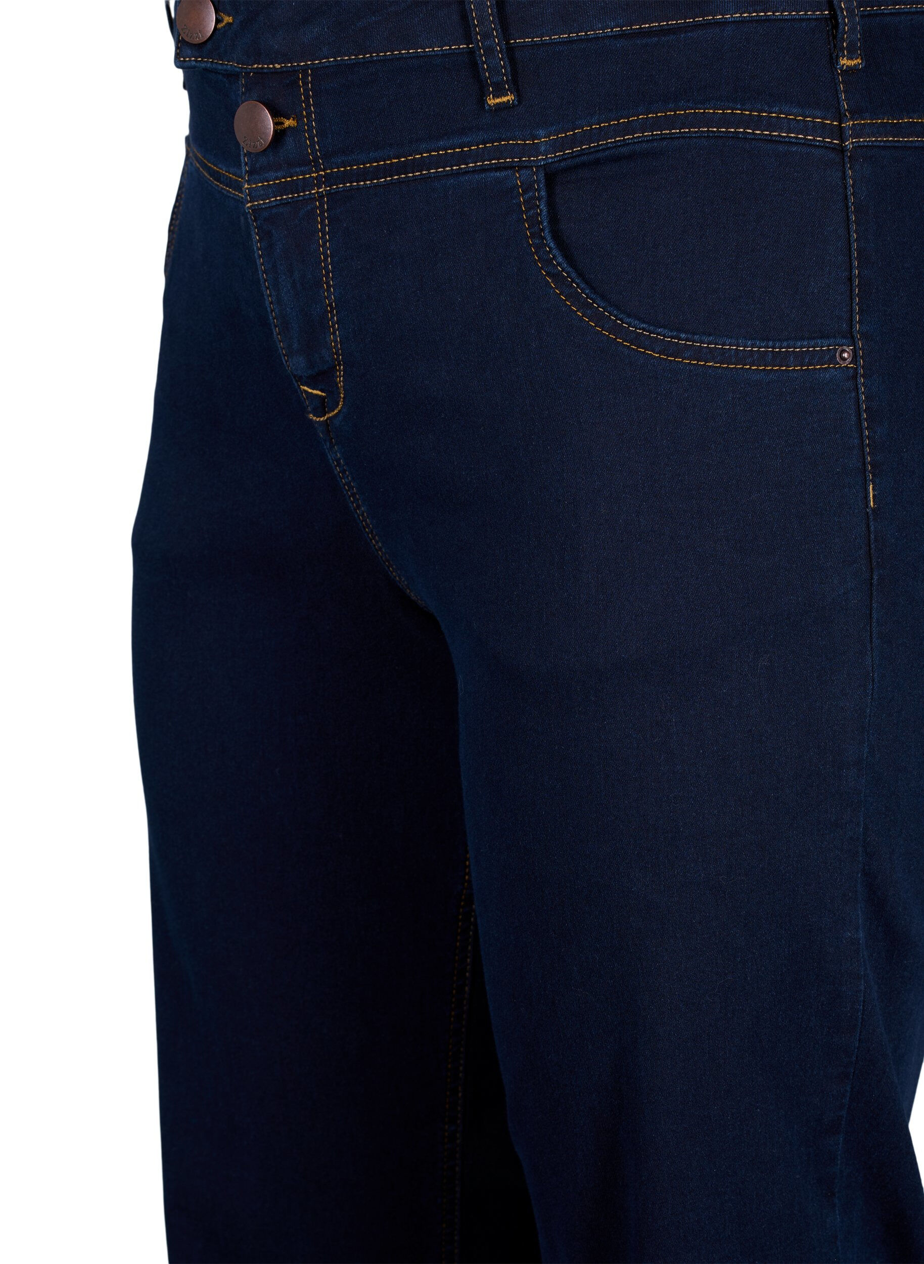ZizzifashionRegular fit Gemma jeans with high waist, Blue, Packshot image number 2