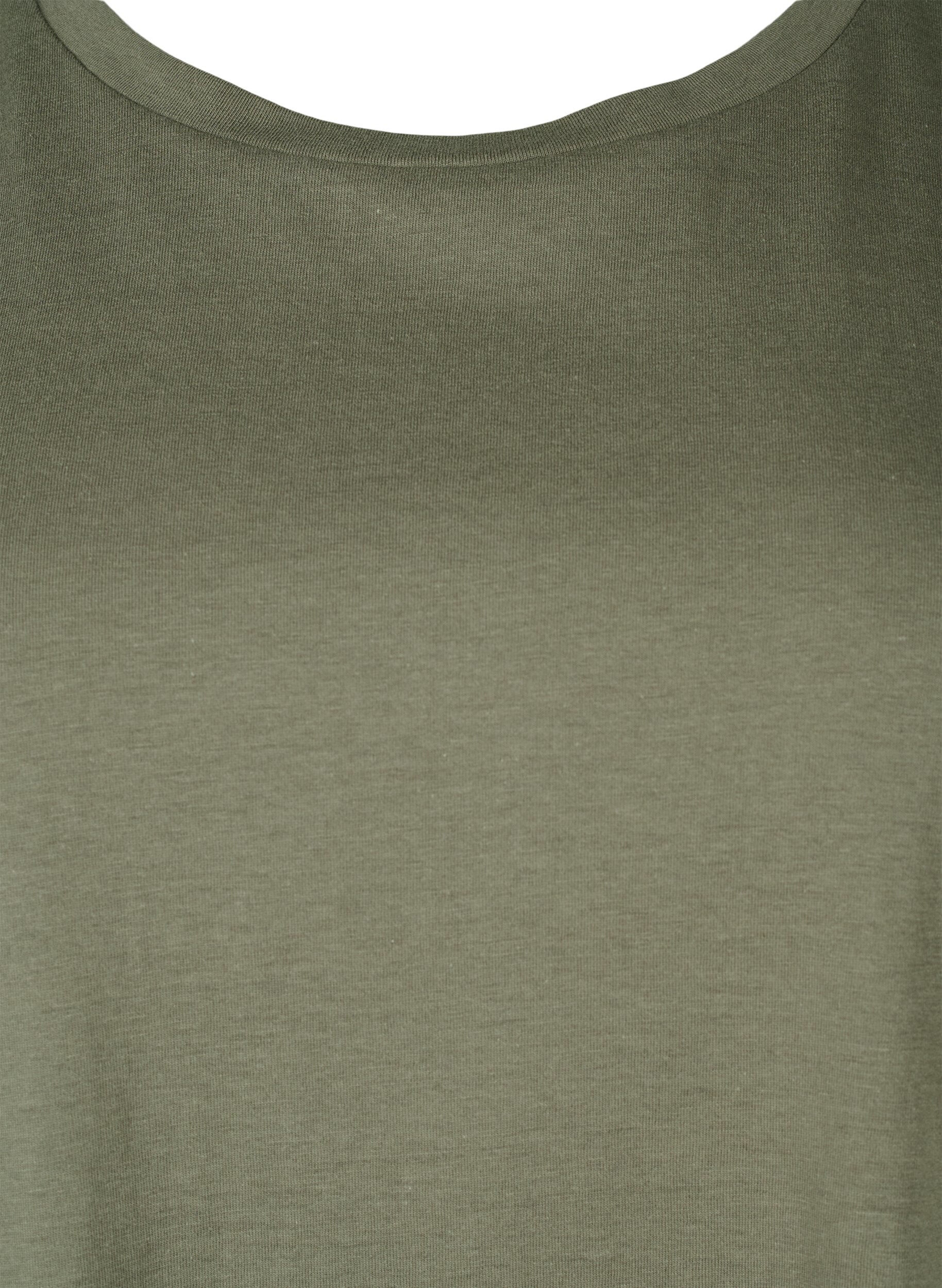 Zizzifashion 2-pack short-sleeved t-shirts, Green, Packshot image number 4