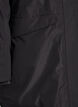Water-repellent parka with a hood and functional details, Black, Packshot image number 3