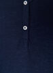Long-sleeved t-shirt with V-neck and buttons, Blue, Packshot image number 2