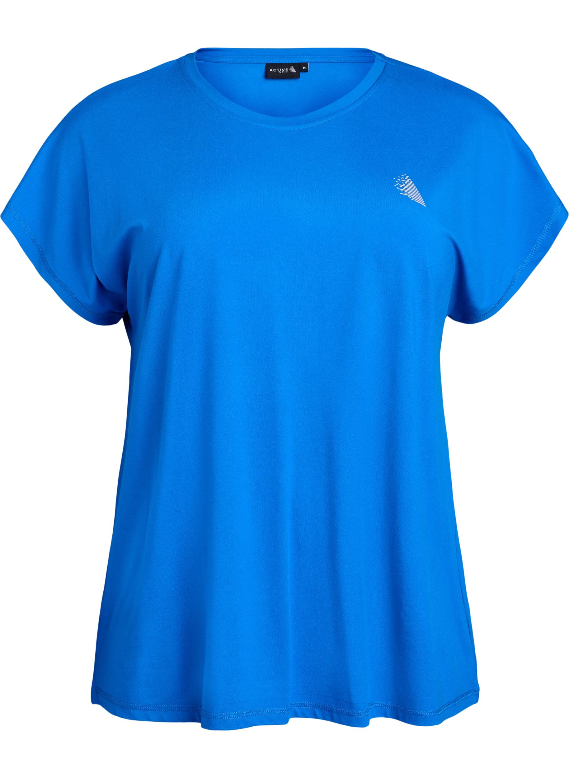 ZizzifashionSolid-coloured training T-shirt, Blue, Packshot image number 0