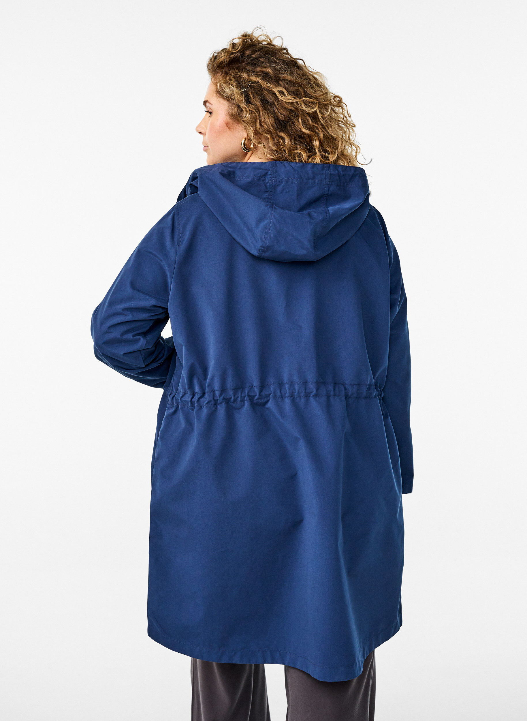 Zizzifashion FLASH - Lightweight parka with a hood, Blue, Model image number 2