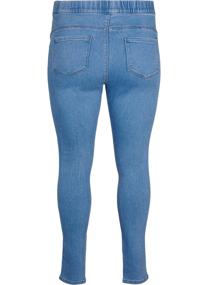 Ripped jeggings, Light Blue, Packshot image number 1