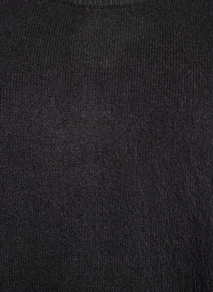 Short sleeveless knitted dress, Black, Packshot image number 2