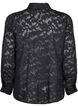 Jacquard shirt with buttons, Black, Packshot image number 1