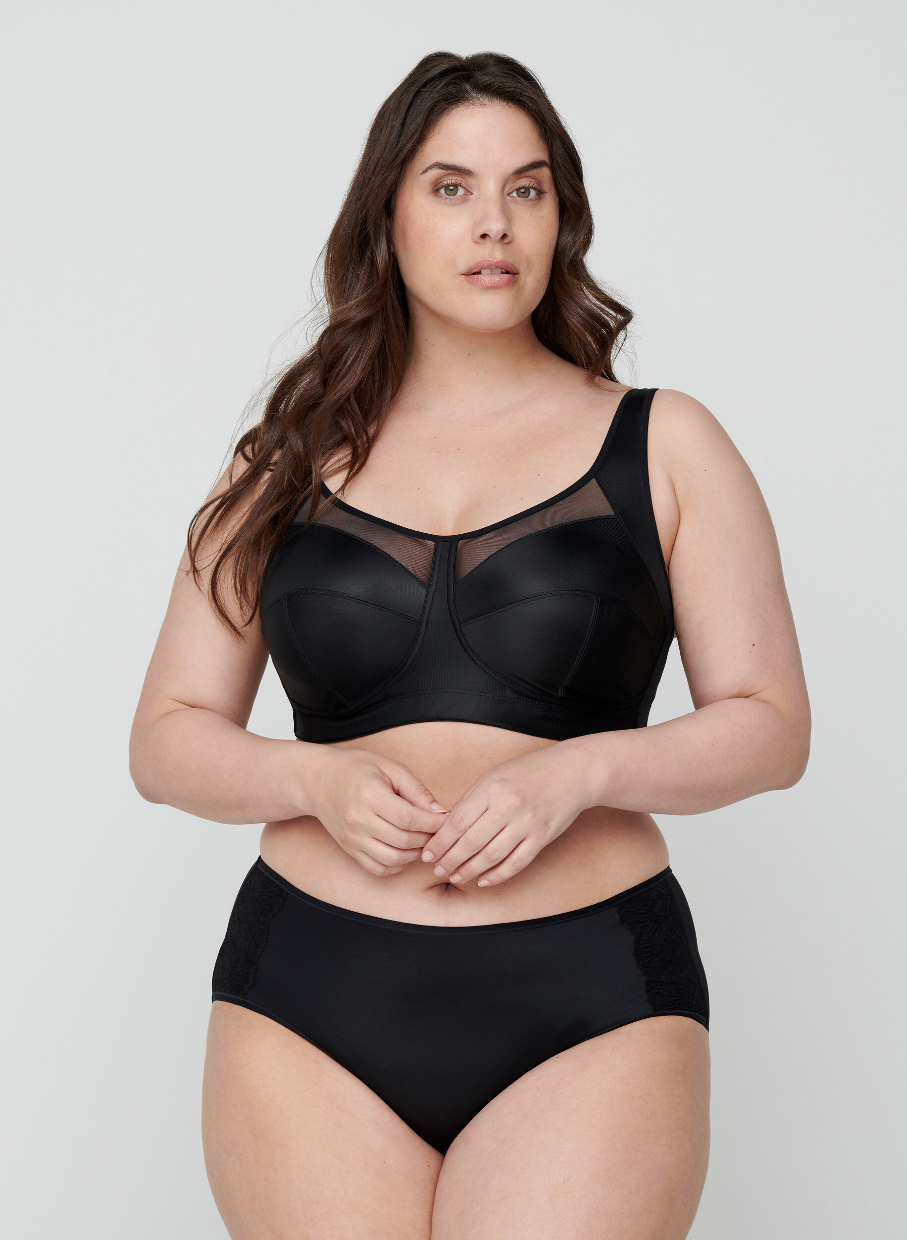 Zizzifashion Knickers (2 pack), Black/Black, Model image number 0