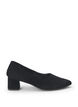 Wide fit - Pumps in suede, Black, Packshot image number 0