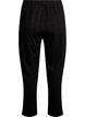 FLASH - Trousers with texture and high waist, Black, Packshot image number 1