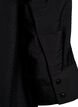 Short dress with collar and chest pocket, Black, Packshot image number 3