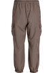 Checked cotton cargo trousers, Brown, Packshot image number 1