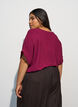 Loose blouse with short sleeves, Red, Model image number 2