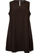 Sleeveless pinstripe A-line dress, Brown, Packshot image number 0