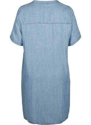 Denim dress, Light blue denim, Packshot image number 1
