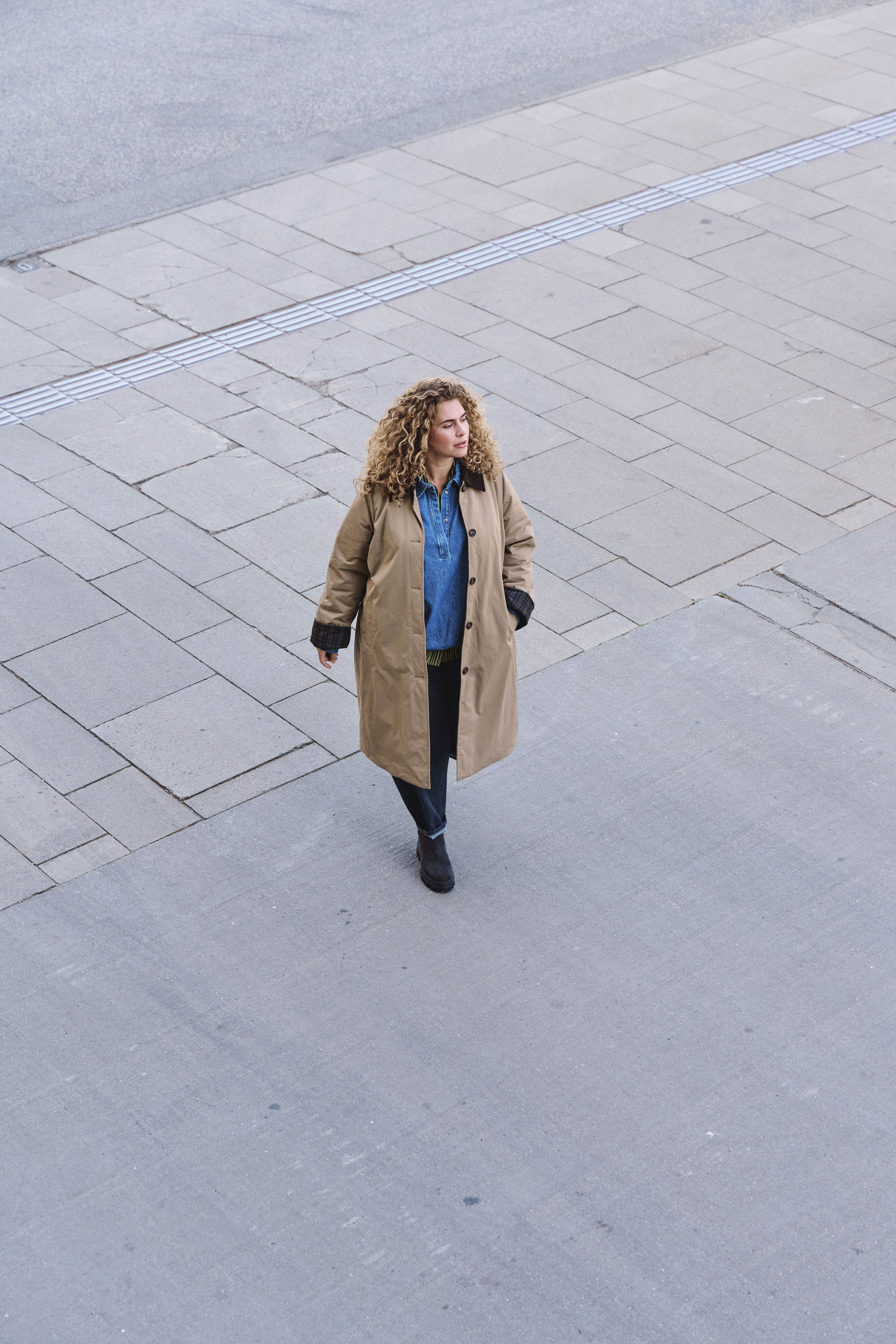 ZizzifashionRelaxed denim with edge, , Model
