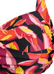 Bikini top with padding and print, Red, Packshot image number 2