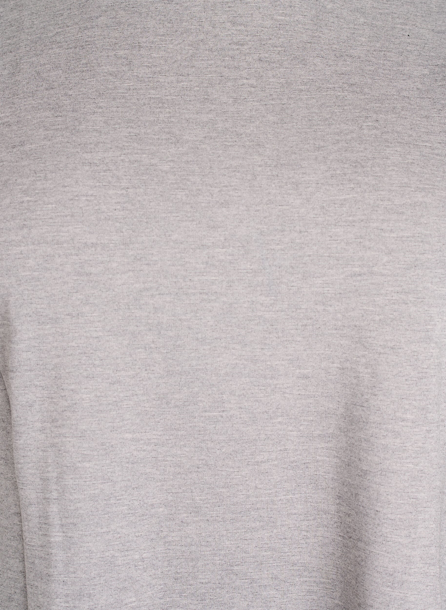 ZizzifashionShort A-line jersey dress, Grey, Packshot image number 2