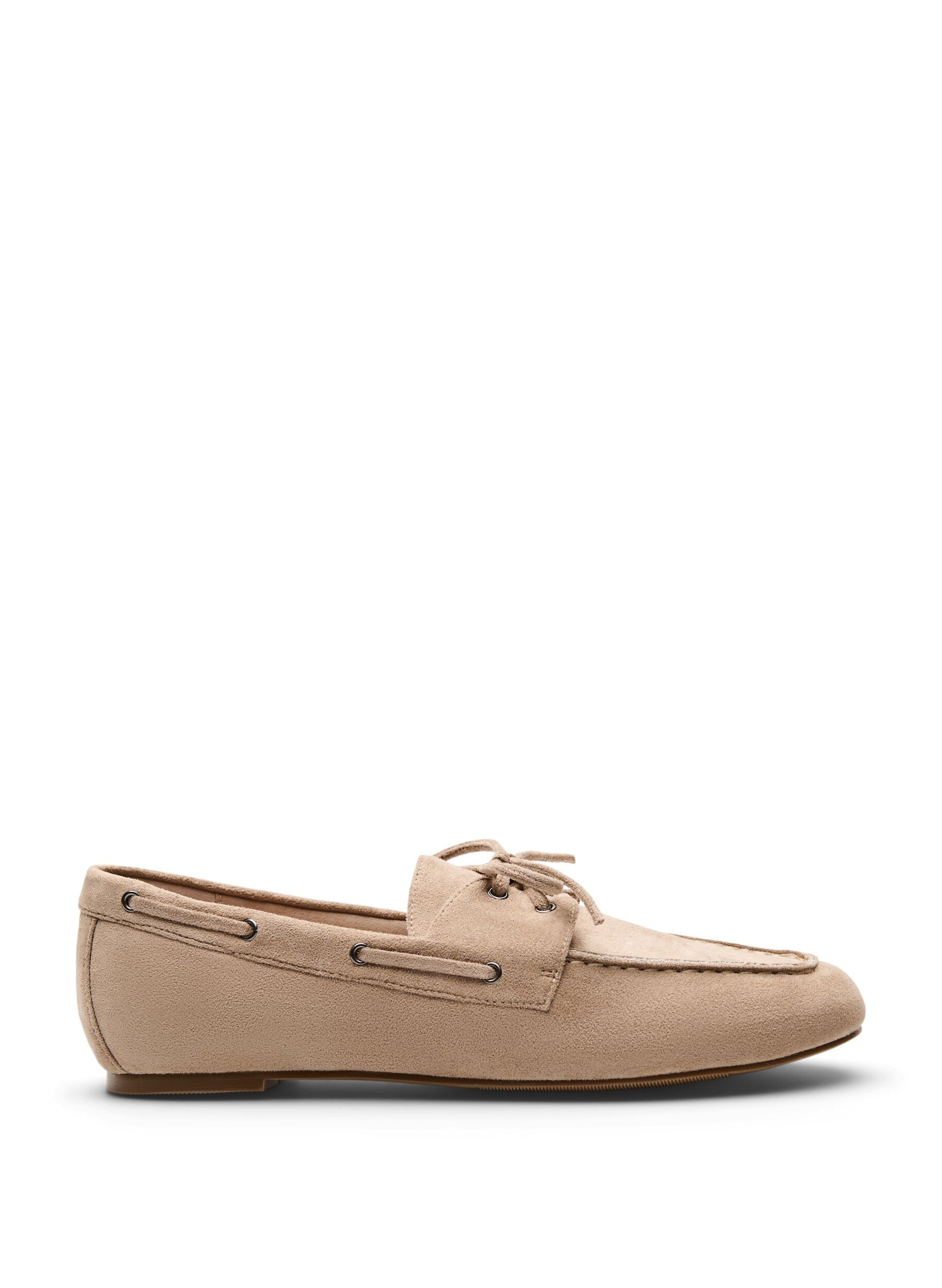 Zizzifashion Faux suede moccasins, Beige, Packshot image number 0