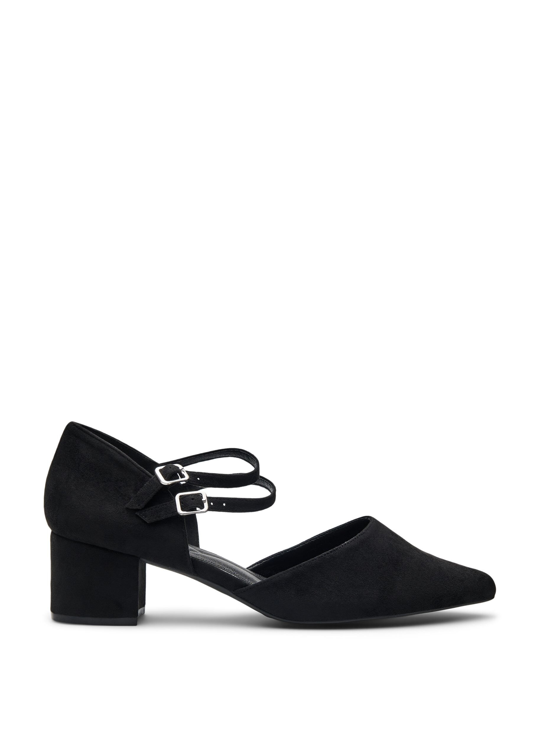Zizzifashion Wide fit - Pumps with double straps, Black, Packshot image number 0