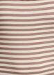 Striped top with a ribbed texture and a lace trim, Beige, Packshot image number 2