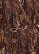Knee-length wrap dress with animal print, Brown, Packshot image number 2