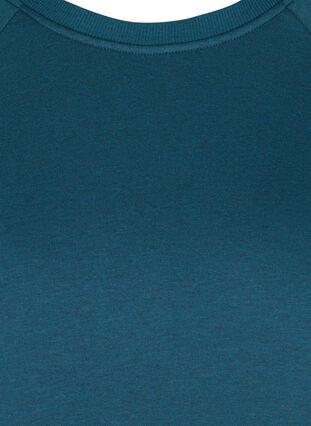 Sweater dress with pockets and slits, Majolica Blue Mel., Packshot image number 2
