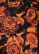 Short cotton dress with an elasticated hem and long sleeves, Black, Packshot image number 2
