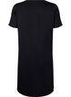 Cotton t-shirt dress, Black, Packshot image number 1