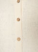 Textured cotton blouse with button fastening, Vanilla, Packshot image number 2